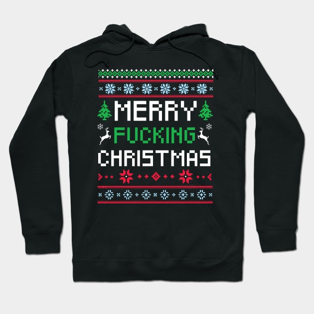 Merry Fucking Christmas Hoodie by Eugenex